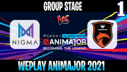 Nigma vs TNC | Game 1 | 2021/6/5 | Group Stage | WePlay AniMajor DPC 2021