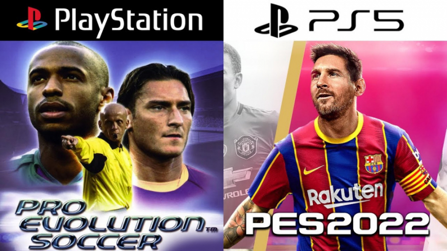 PES PlayStation Evolution PS1 - PS5