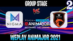 Nigma vs TNC | Game 2 | 2021/6/5 | Group Stage | WePlay AniMajor DPC 2021