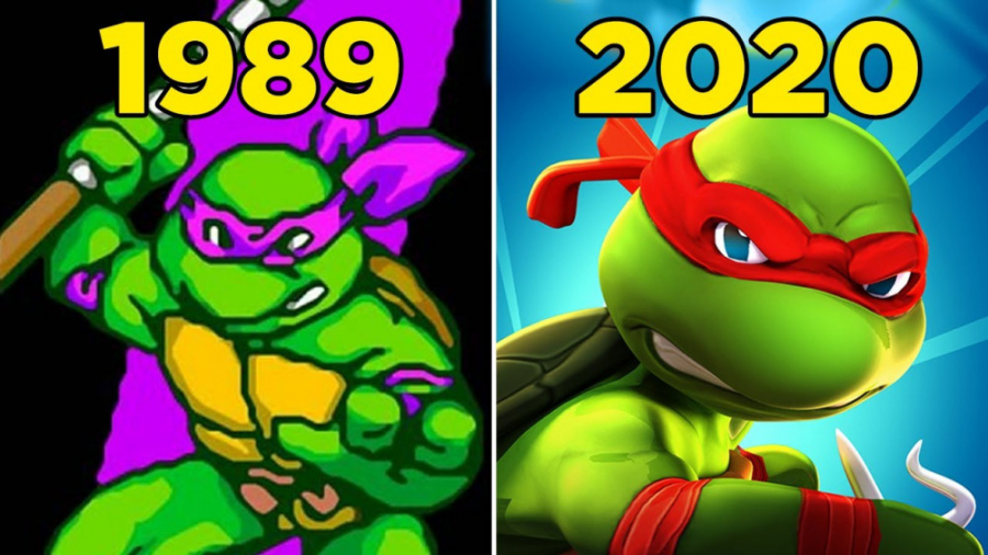 Evolution of Teenage Mutant Ninja Turtles Games 1989 - 2020