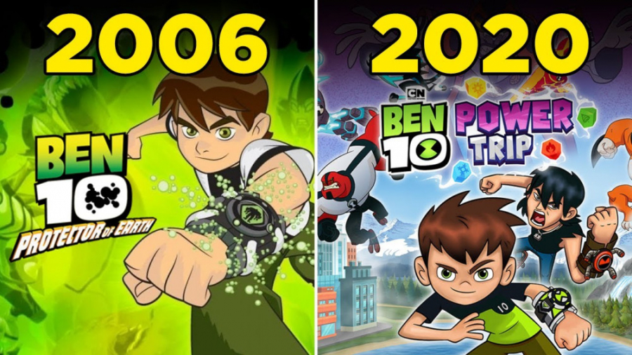 Evolution of Ben 10 Games 2006 - 2020