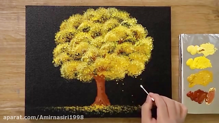 | آموزش نقاشی | آموزش طراحی | کشیدن درخت زرد | | آموزش نقاشی | آموزش طراحی | کشیدن درخت زرد |