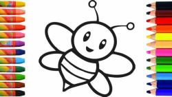 آموزش نقاشی کودکان  نقاشی زنبو...