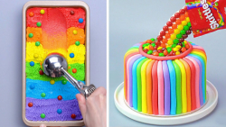 آموزش تزیین کیک و دسر:: کیک رن...