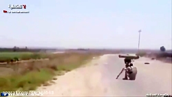 هدف زنی کامیون زرهی انتحاری دا...