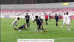 گل هفتم تیم ملی ایران به کامبوج (پنالتی) توسط کریم انصاری فرد 