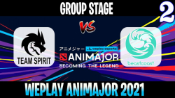 TSpirit vs Beastcoast Game 2 - Bo2 - Group Stage WePlay AniMajor DPC 2021