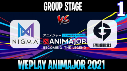 Nigma vs EG Game 1 - Bo2 - Group Stage WePlay AniMajor DPC 2021