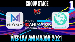 gma vs Beastcoast Game 1 - Bo2 - Group Stage WePlay AniMajor DPC 2021 -