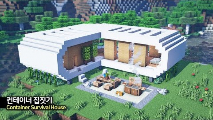 ساخت خانه مدرن در ماین کرافت | MINECRAFT