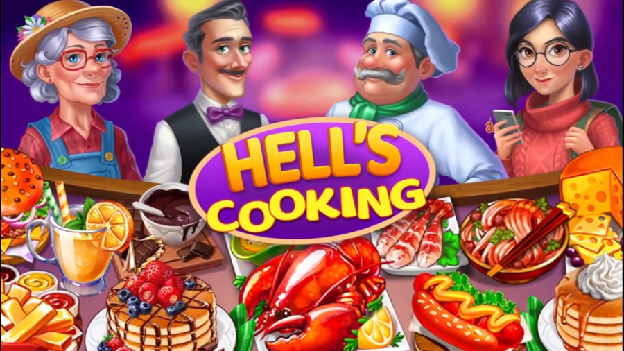 تریلر بازی رستورانی.Hells Cooking: crazy burger, kitchen fever tycoon زمان22ثانیه