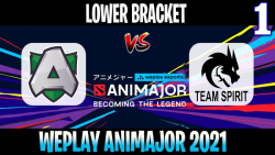 Alliance vs TSpirit Game 1 - Bo3 - Lower Bracket WePlay AniMajor DPC 2021