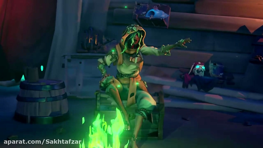 کاپیتان جک اسپارو در بازی Sea of Thieves