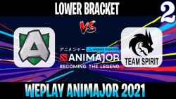 Alliance vs TSpirit Game 2 - Bo3 - Lower Bracket WePlay AniMajor DPC 2021