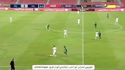 گل اول تیم ملی فوتبال ایران به عراق توسط سردار آزمون 