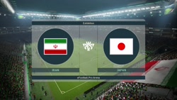 گیم پلی ایران و ژاپن در pes2019