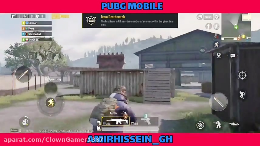 گیمپلی خفن و هیجان انگیز از بازی پابجی موبایل | PUBG MOBILE