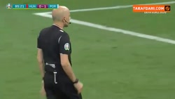 گل اول رونالدو به مجارستان (2-0)