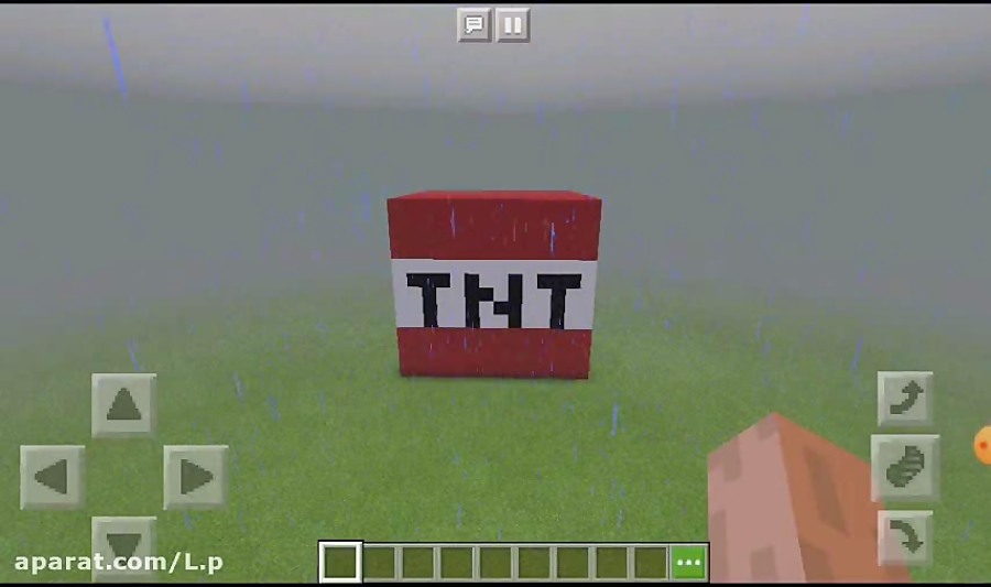 مجسمه TNT در بازی ماین کرافت ! مین کرافت/ ماینکرفت/ ماینکرافت/Minecraft