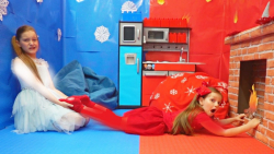 چالش سرمایی گرمایی سارا و سوفی...