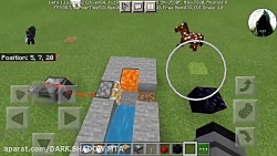 آموزش ساخت سنگ ساز نیمه خودکار در Minecraft