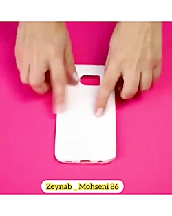 تزئین جلد تلفن همراه به شکل بس...