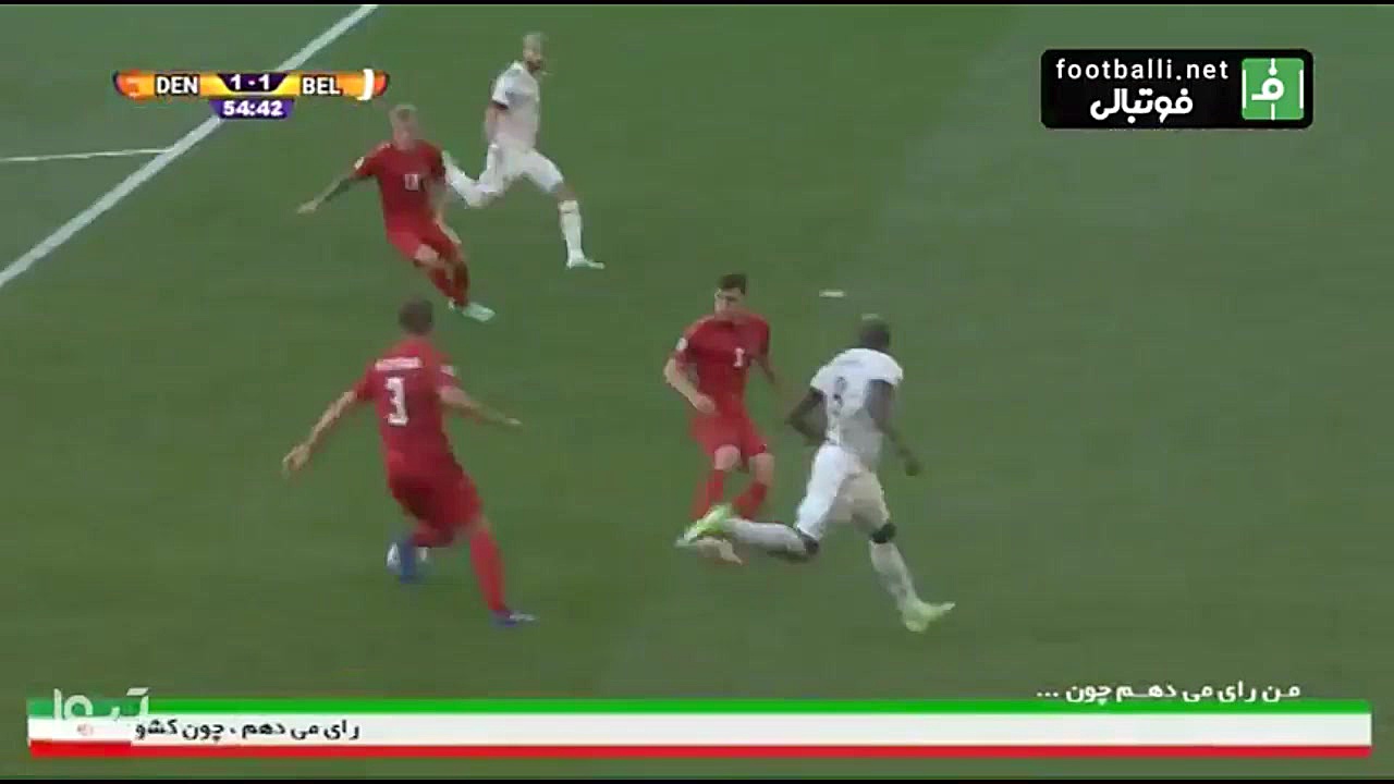 خلاصه بازی بلژیک۲_۱دانمارک ......بازی جذاب لیپوست