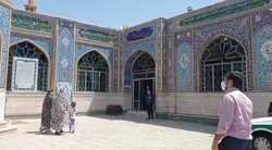 حضور مردم در انتخابات در  امامزاده معصوم به روایت گزارشگر شبکه فرهنگ سمیه نجفی