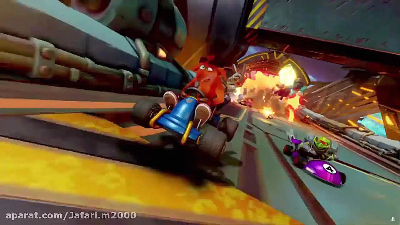 بررسی بازی crash racing دکتر محمد حسین رضوانی