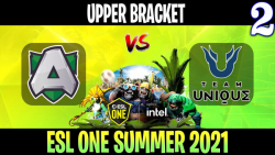 Alliance vs Unique Game 2 - Bo3 - Upper Bracket ESL One Summer 2021