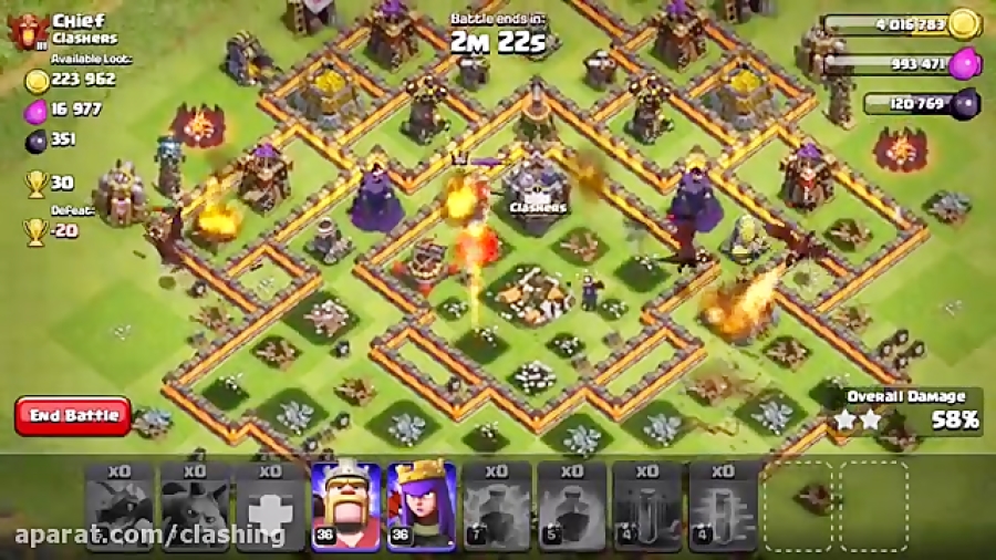 معرفی مینیون لول هفت در کلش او کلنز زمان310ثانیه