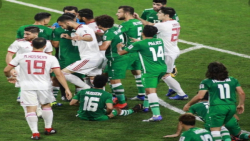 بازی ایران و عراق ... فوتبال ....