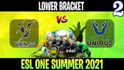 Vikin.gg vs Unique Game 2 - Bo3 - Lower Bracket ESL One Summer 2021