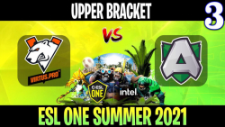 Virtus.pro vs Alliance Game 3 - Bo3  Upper Bracket ESL One Summer 202