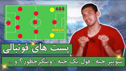 توضیح پست های فوتبالی / سوییپر چیه وینگر چیه فولبک چطور