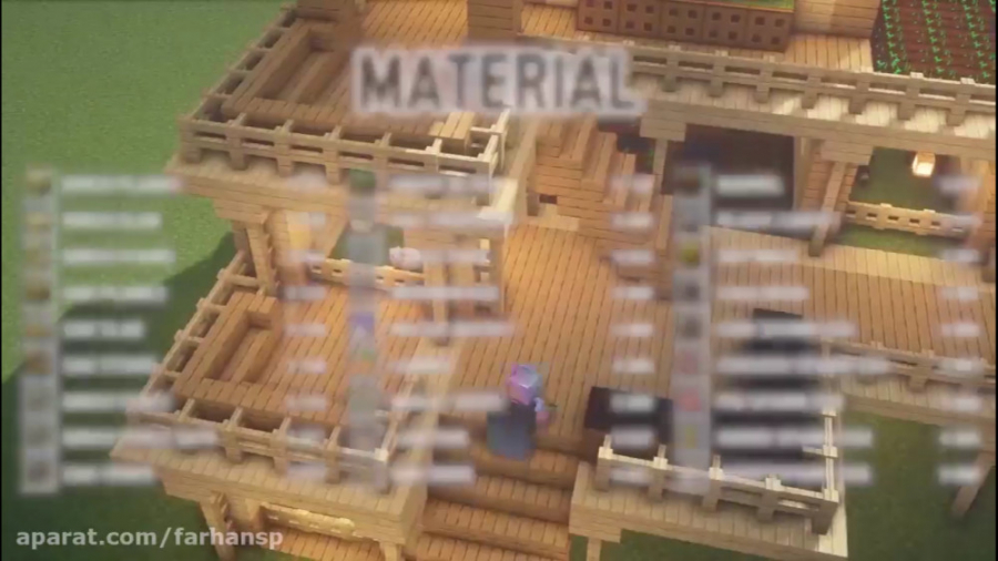 آموزش ساخت خانه مدرن و زیبا چوبی در ماینکرافت