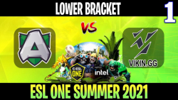Alliance vs Vikin.gg Game 1 - Bo3 - Lower Bracket ESL One Summer 2021