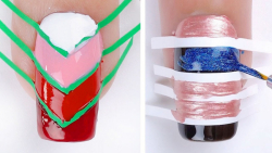 ایده‌های ساده طراحی ناخن:: دیز...