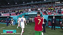 تعویض پیراهن رونالدو و بنزما ب...