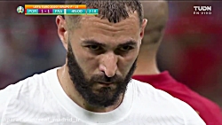 گل پنالتی زیبای بنزما مقابل پرتغال