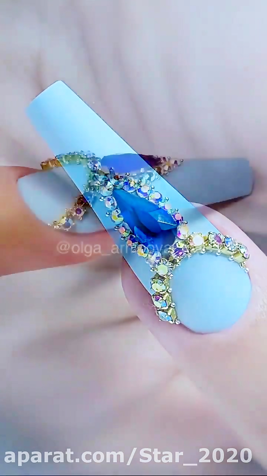 آموزش کاشت ناخن / طراحی شیک و جدید ناخن