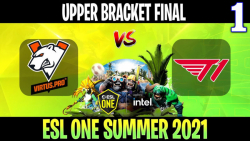 VP vs T1 Game 1 - Bo3 Upper Bracket Final ESL One Summer 2021