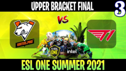 VP vs T1 Game 3 - Bo3 - Upper Bracket Final ESL One Summer 2021
