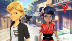 میراکلس مرینت و آدرین در ژاپن...