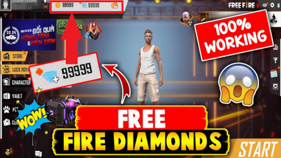 مود فری فایر با پول و الماس بی نهایت free fire زیبایی پوست