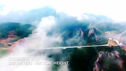 طولانی ترین و مرتفع ترین پل شیشه ای جهان در چین