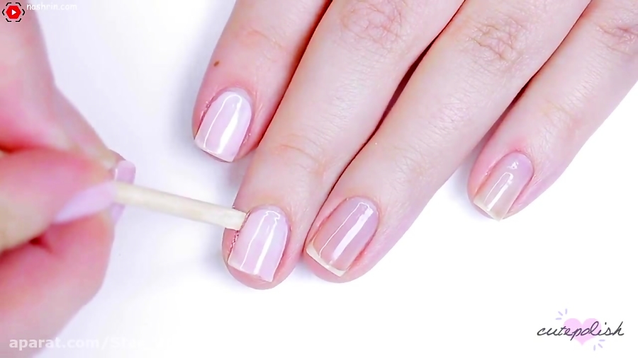 آموزش طراحی ناخن ژله ای مانند سالن آرایشگاه