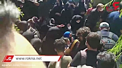 لحظات ناراحت کننده از تدفین مه...