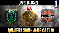 NoPing vs Infinity Game 1 - Bo3 - Upper Bracket Qualifier The International