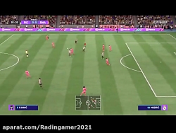 گیم پلی فیفا21 یوونتوس و رئال مادرید